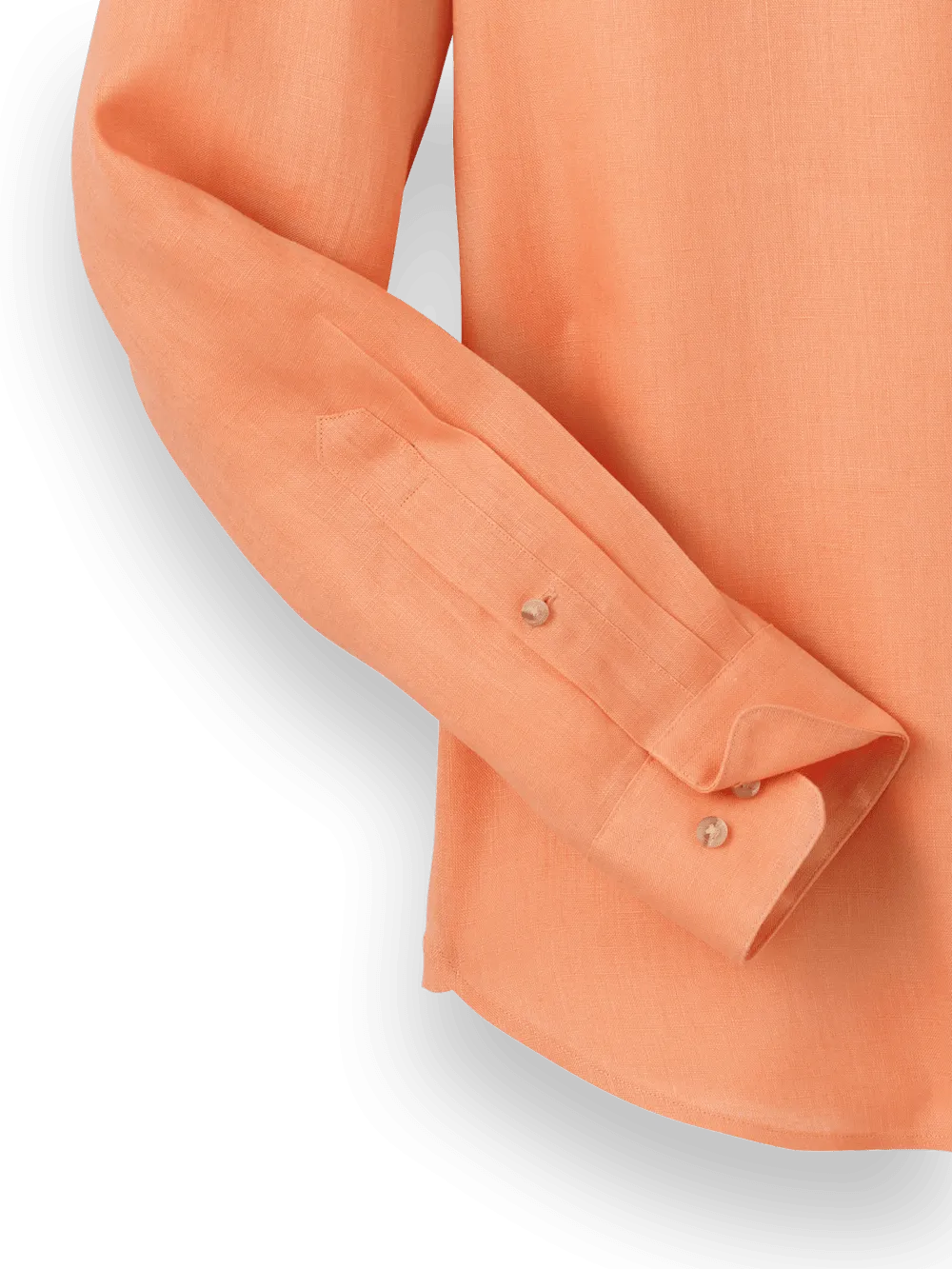 Linen Solid Casual Shirt - Coral