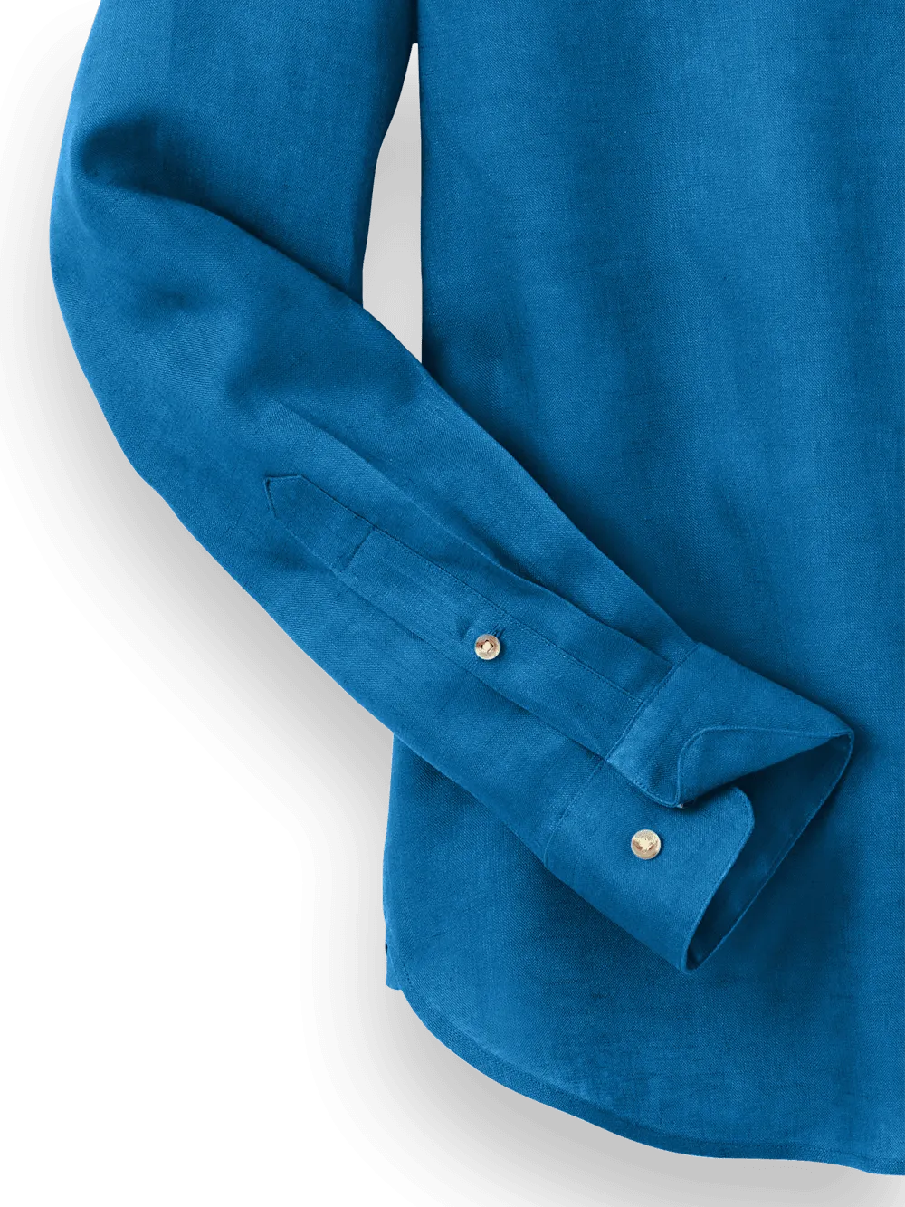 Linen Solid Casual Shirt - Dark Blue