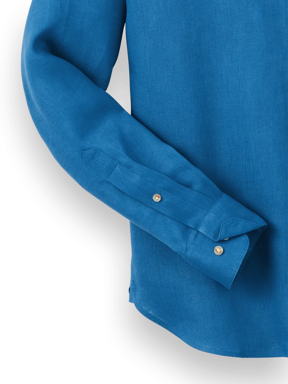 Linen Solid Casual Shirt - Dark Blue
