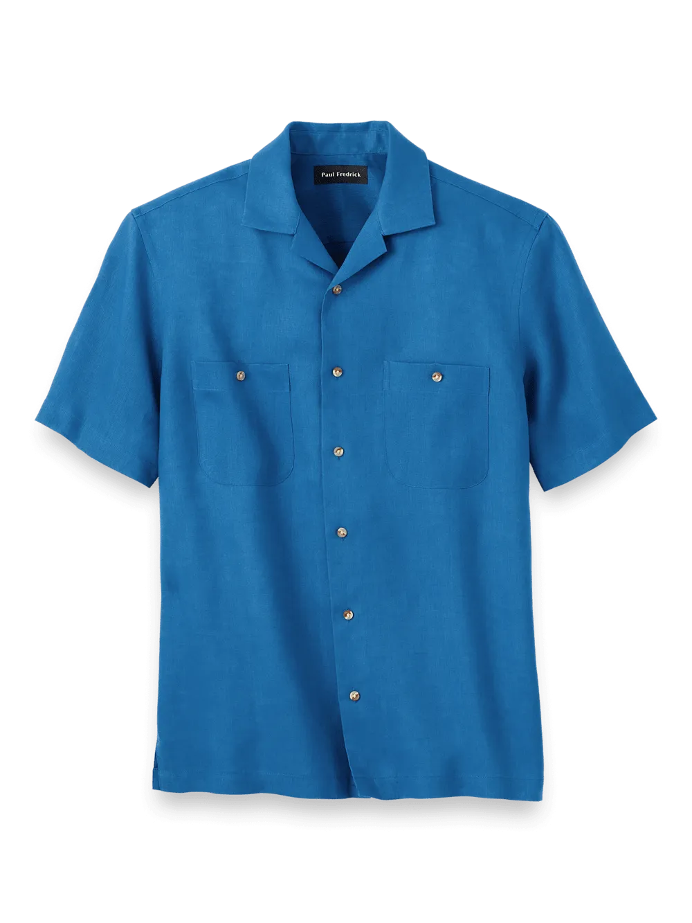 Linen Solid Casual Shirt - Dark Blue