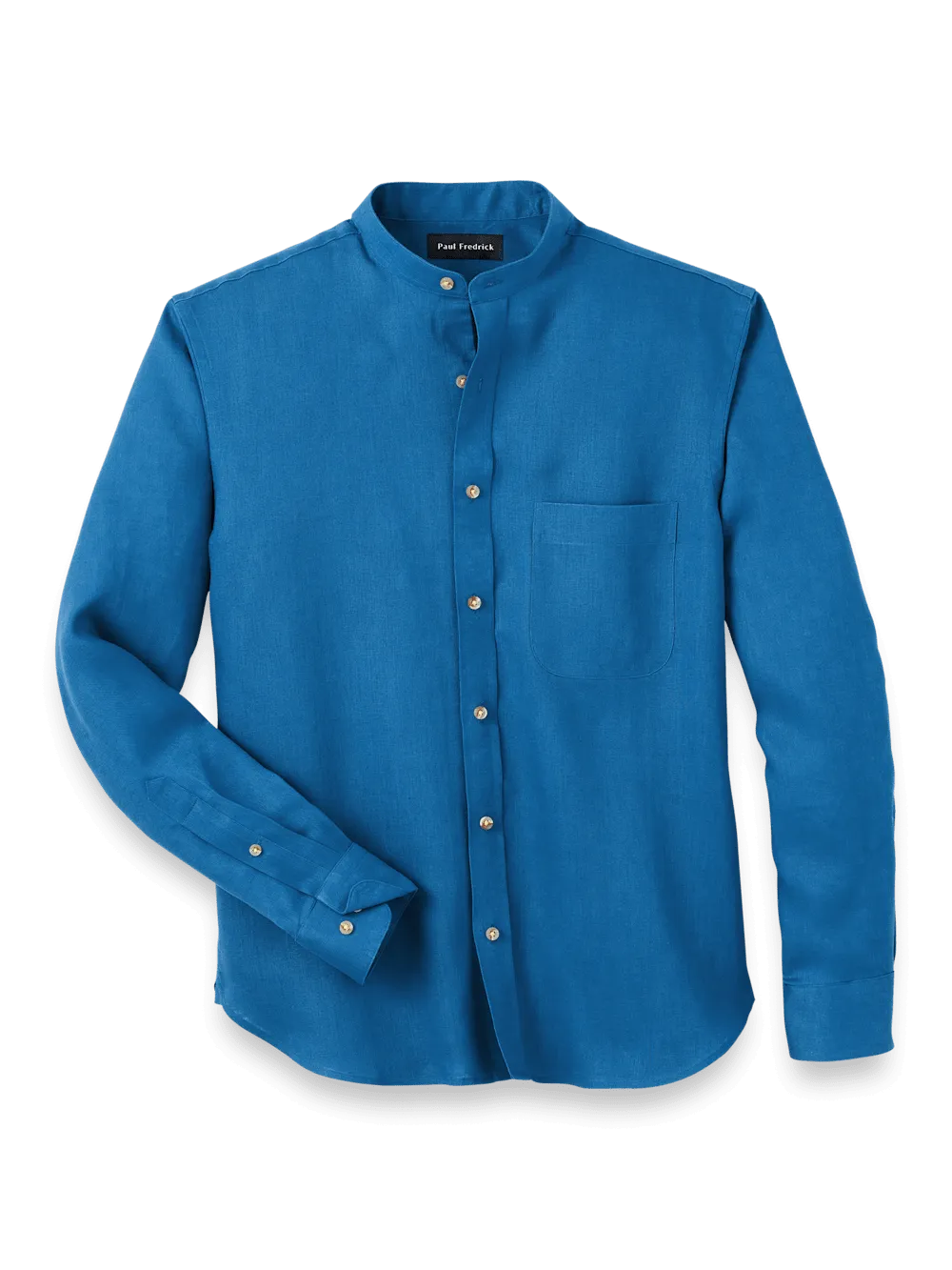 Linen Solid Casual Shirt - Dark Blue