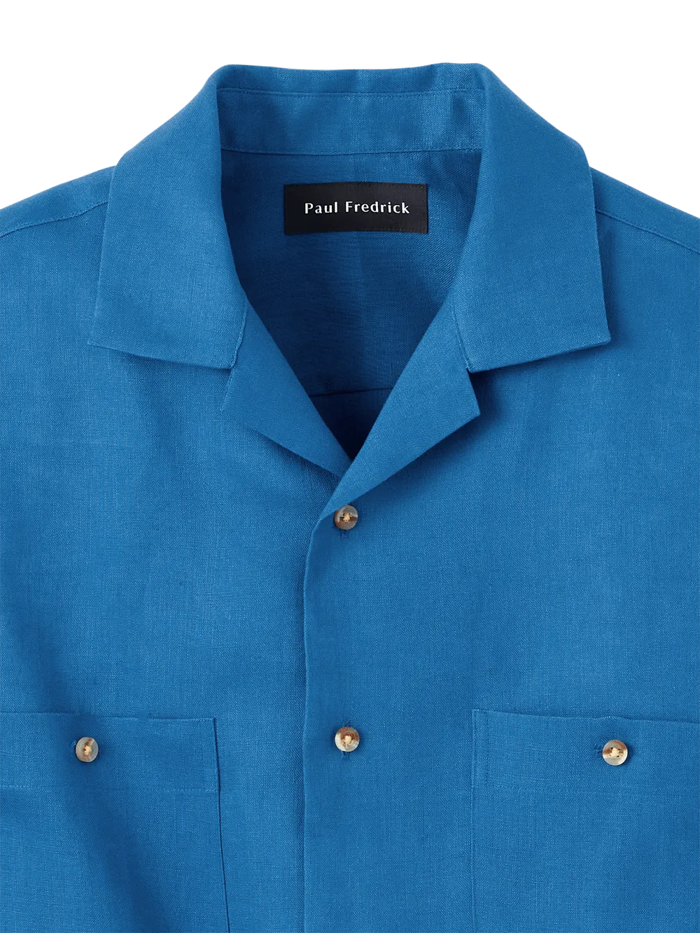 Linen Solid Casual Shirt - Dark Blue