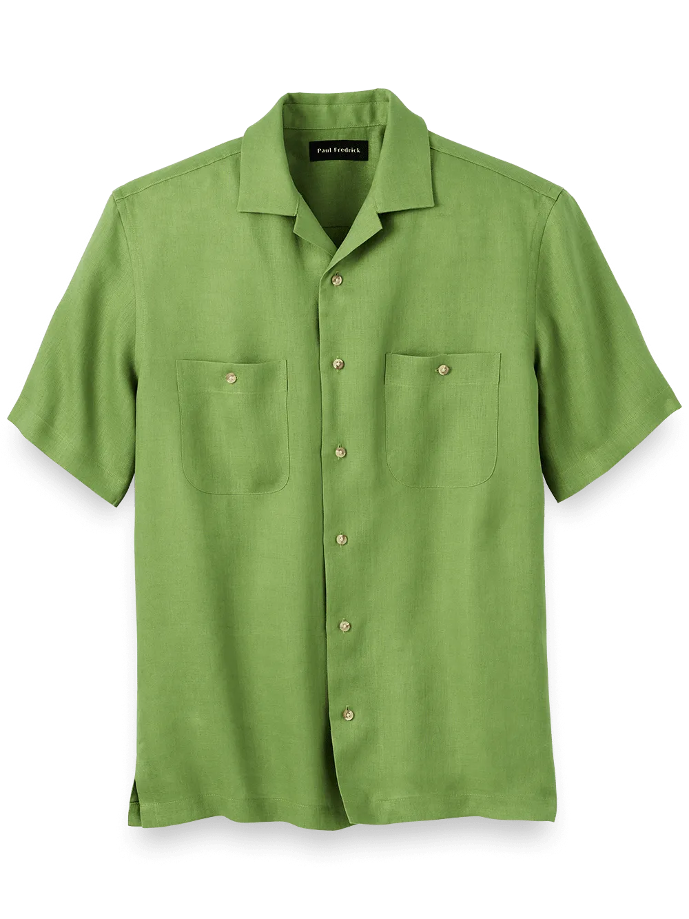 Linen Solid Casual Shirt - Green