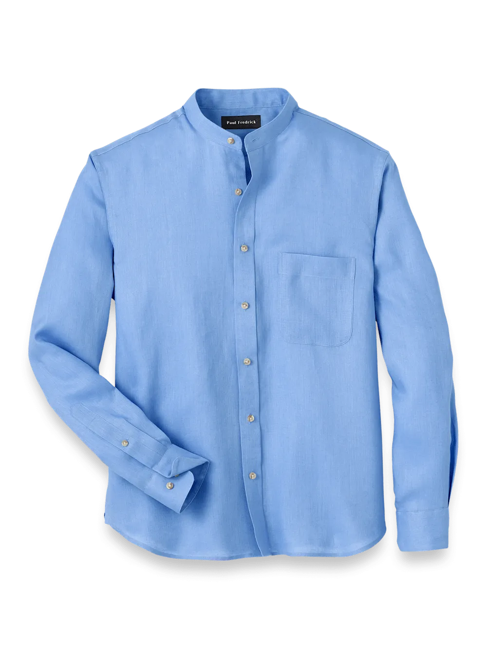 Linen Solid Casual Shirt - Light Blue