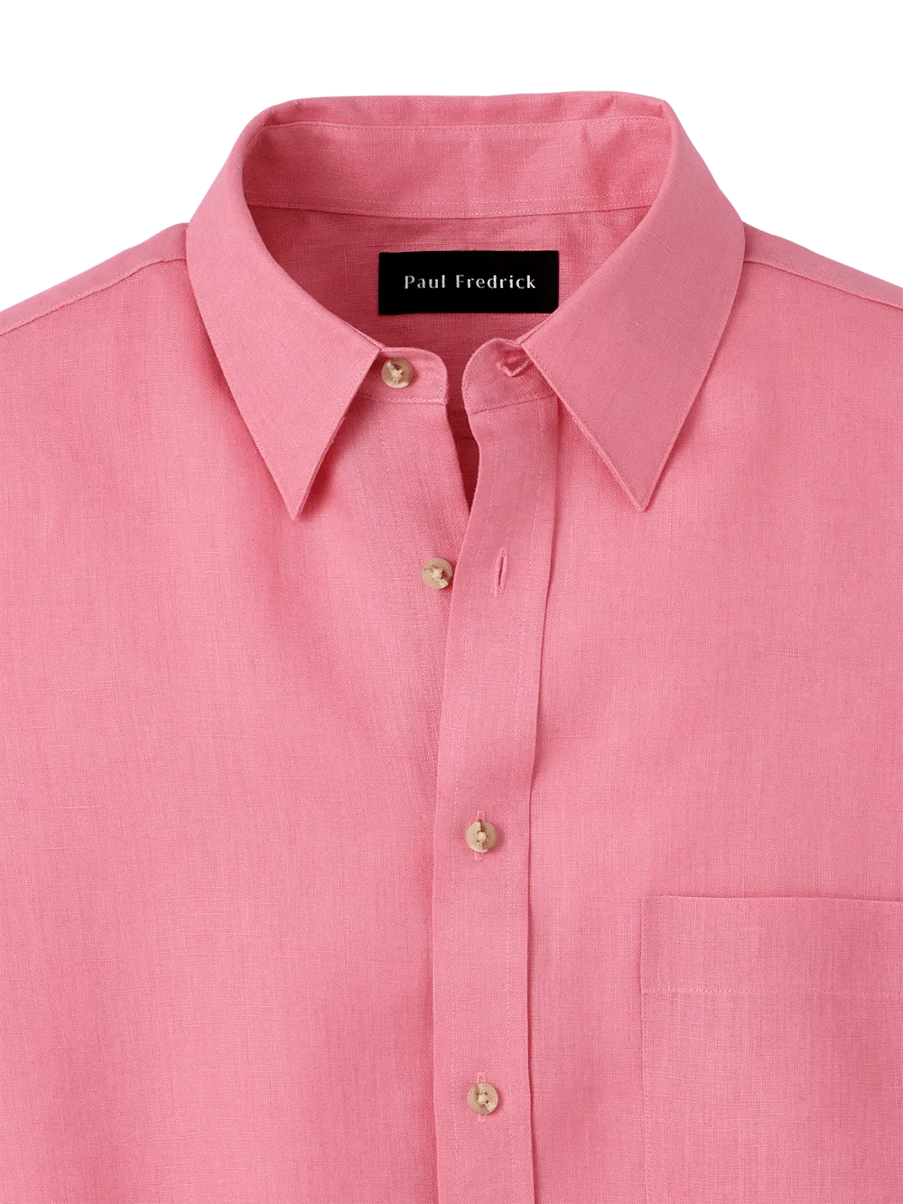Linen Solid Casual Shirt - Pink
