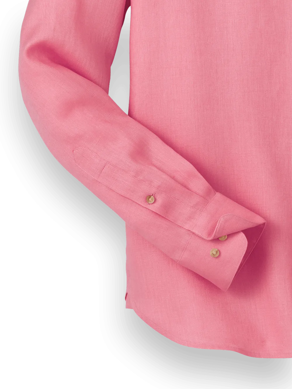 Linen Solid Casual Shirt - Pink