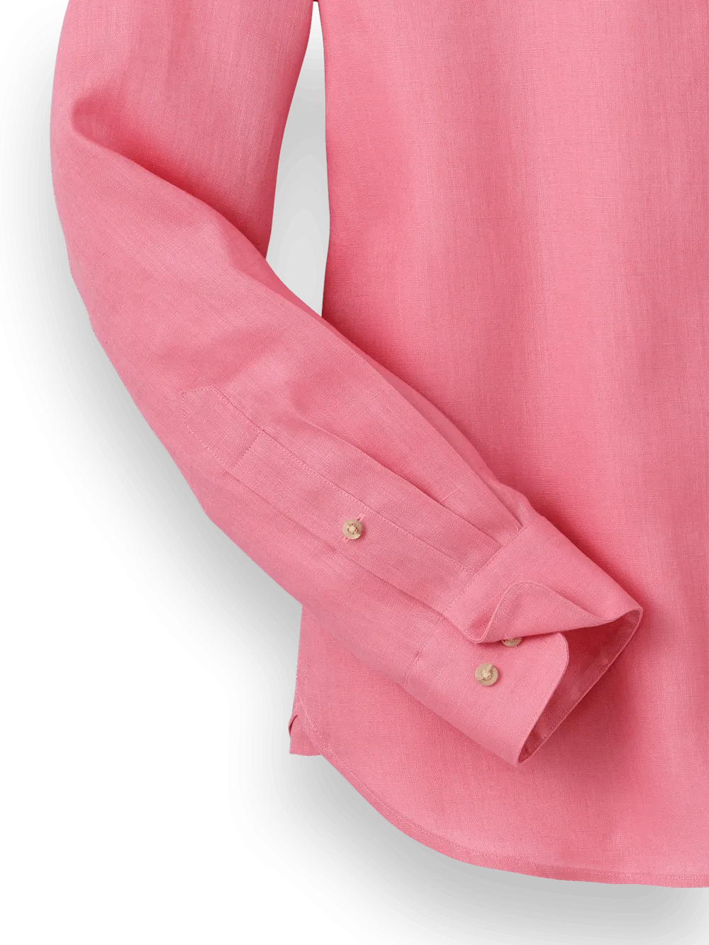 Linen Solid Casual Shirt - Pink