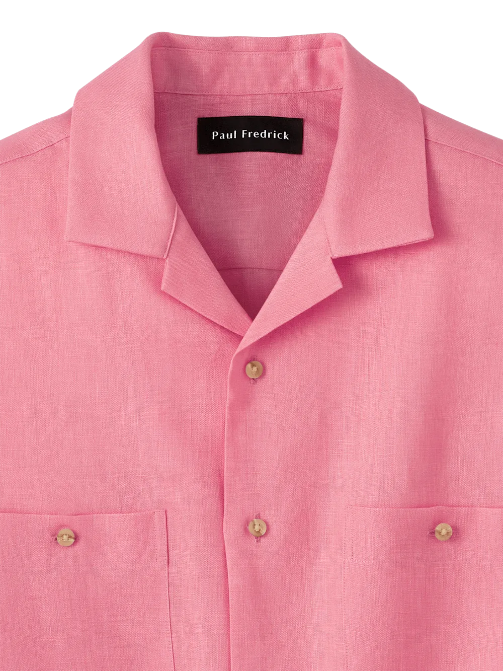 Linen Solid Casual Shirt - Pink