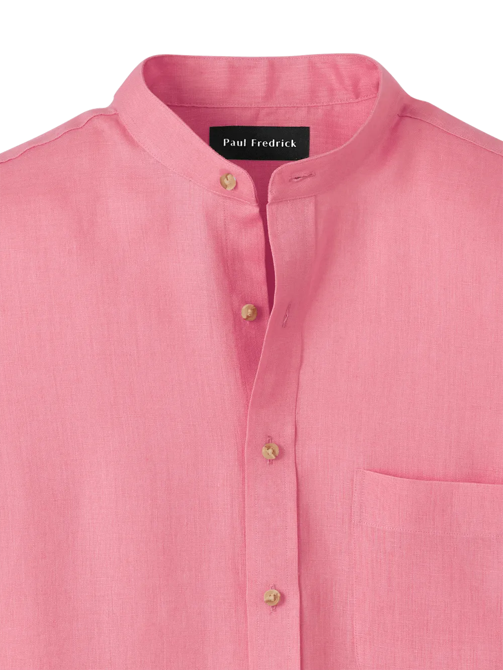 Linen Solid Casual Shirt - Pink