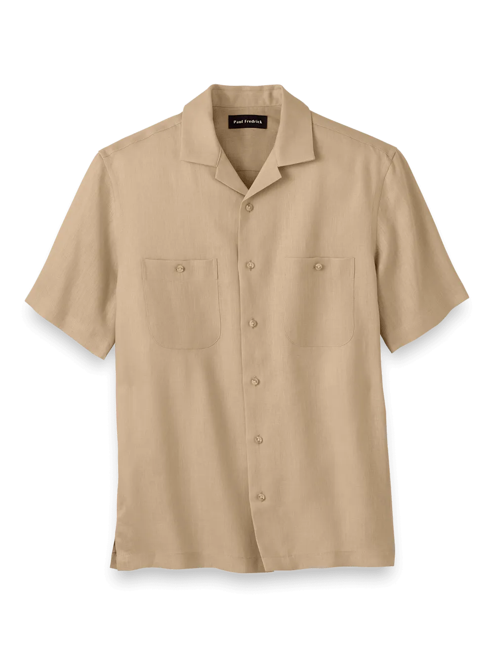 Linen Solid Casual Shirt - Tan