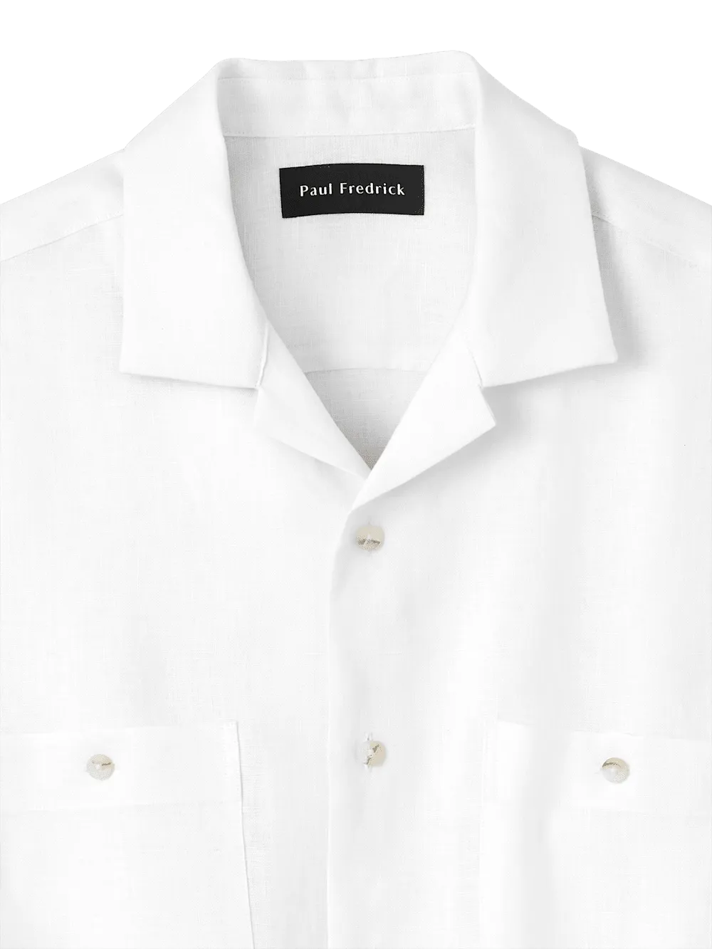 Linen Solid Casual Shirt - White