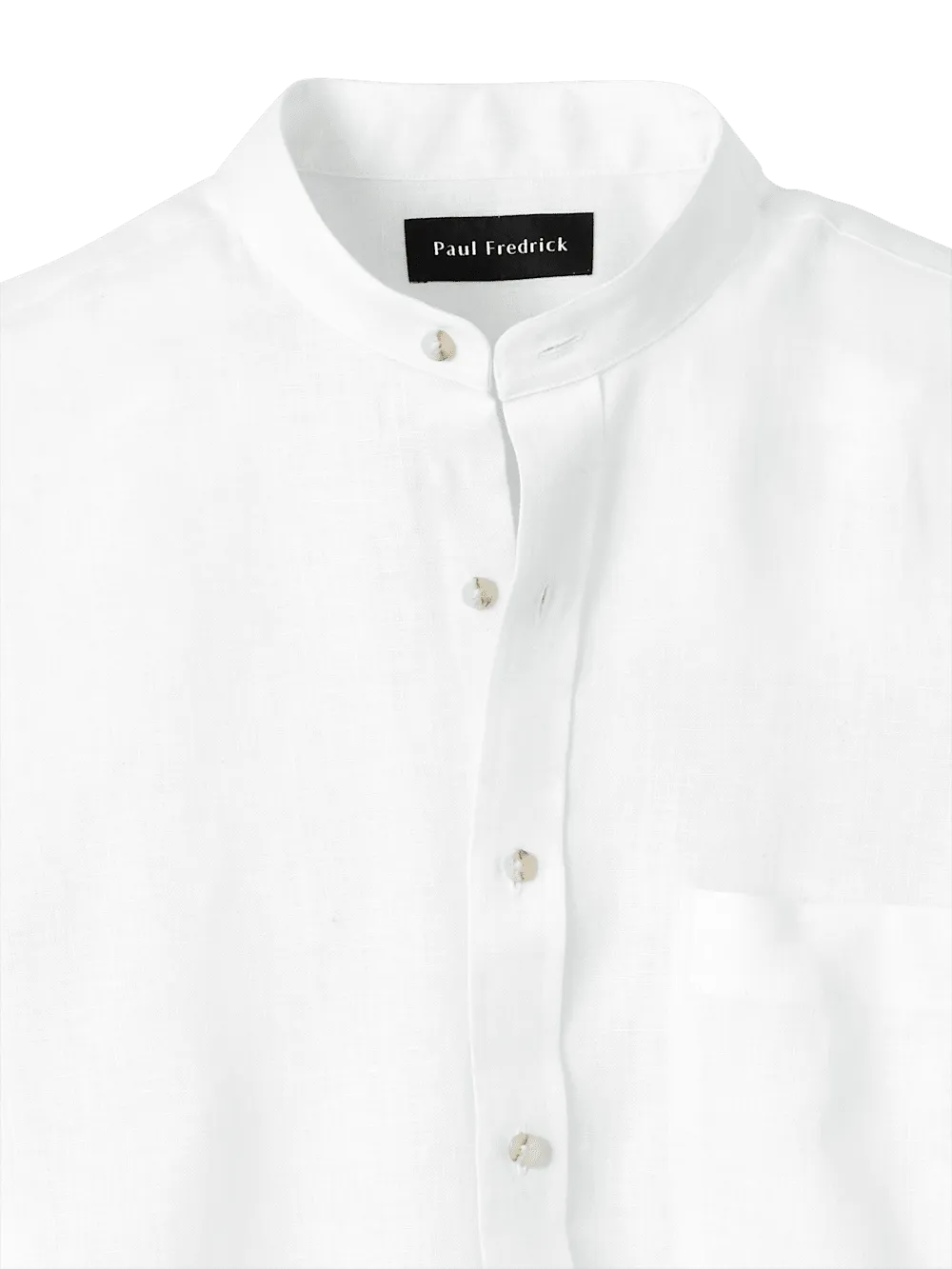 Linen Solid Casual Shirt - White