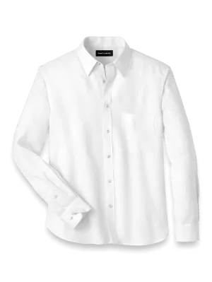 Linen Solid Casual Shirt - White