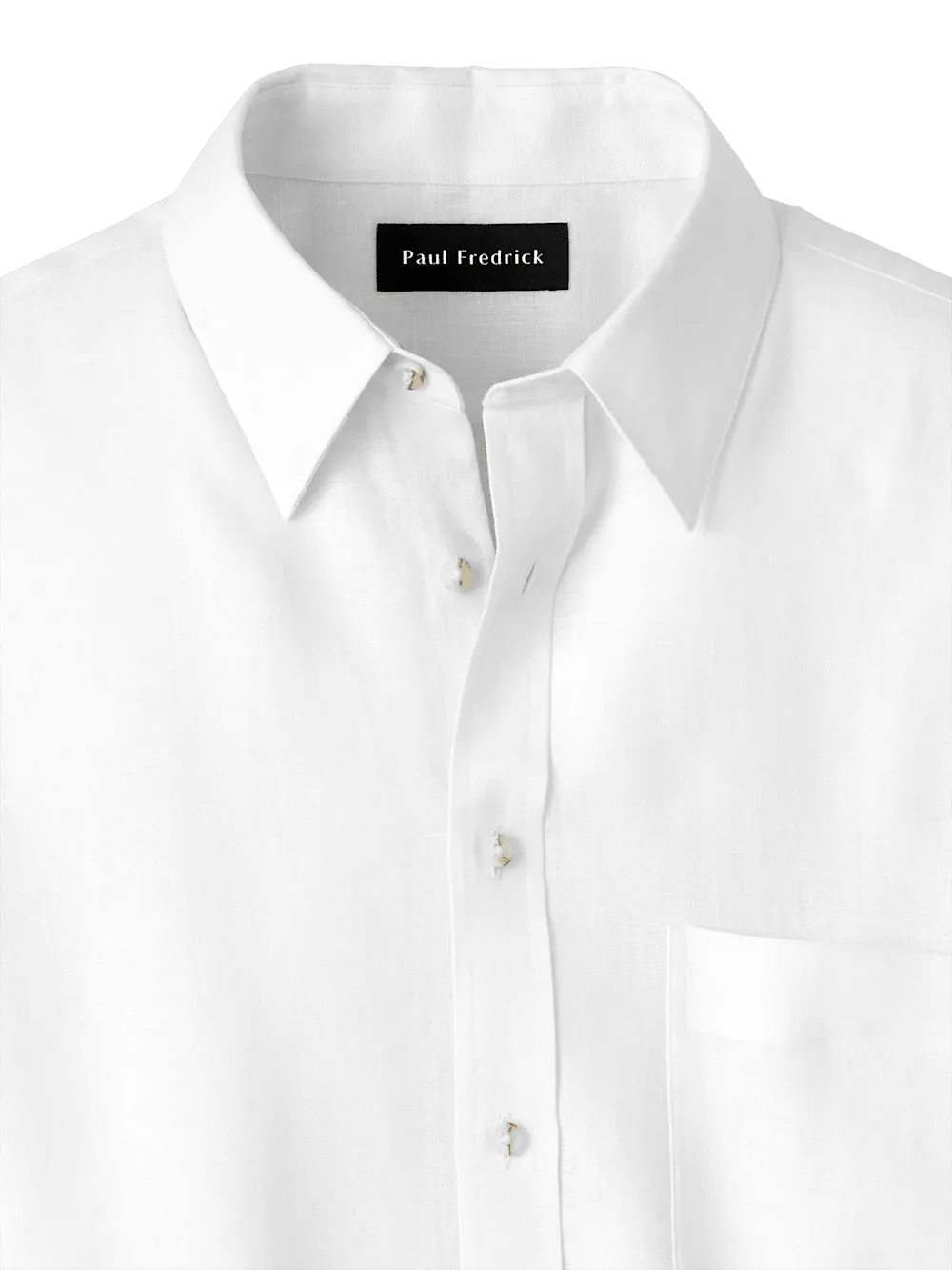 Linen Solid Casual Shirt - White