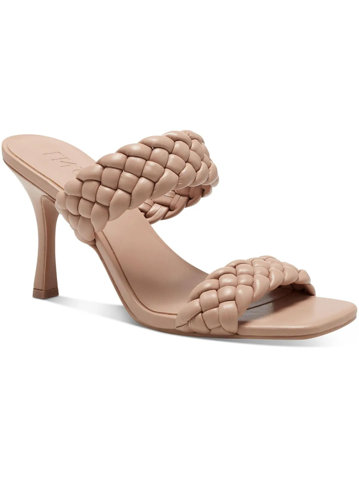 Lyra Womens Slip-On Square Toe Heels
