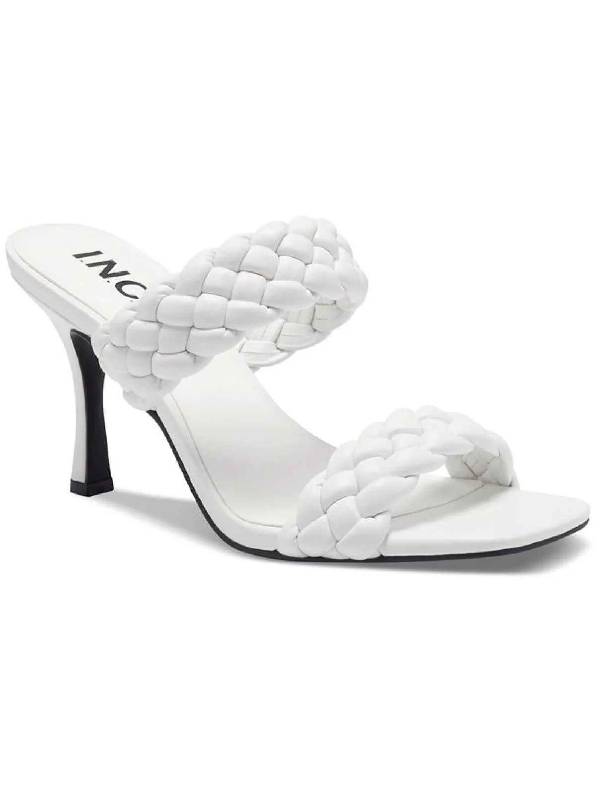 Lyra Womens Slip-On Square Toe Heels