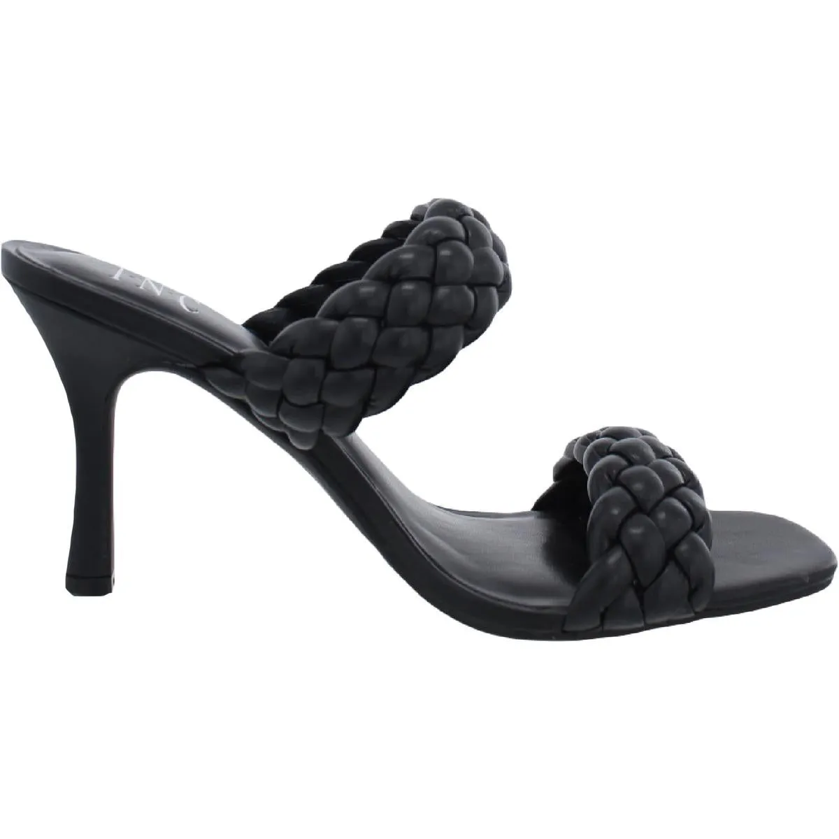 Lyra Womens Slip-On Square Toe Heels