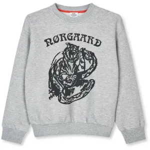 Mads Nrgaard Light Grey Melange Mix Sweat Sonar Sweatshirt