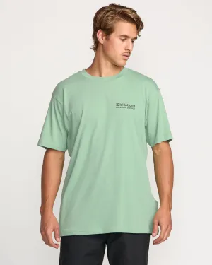Making Tracks A/Div Tee - Mist Green Billabong