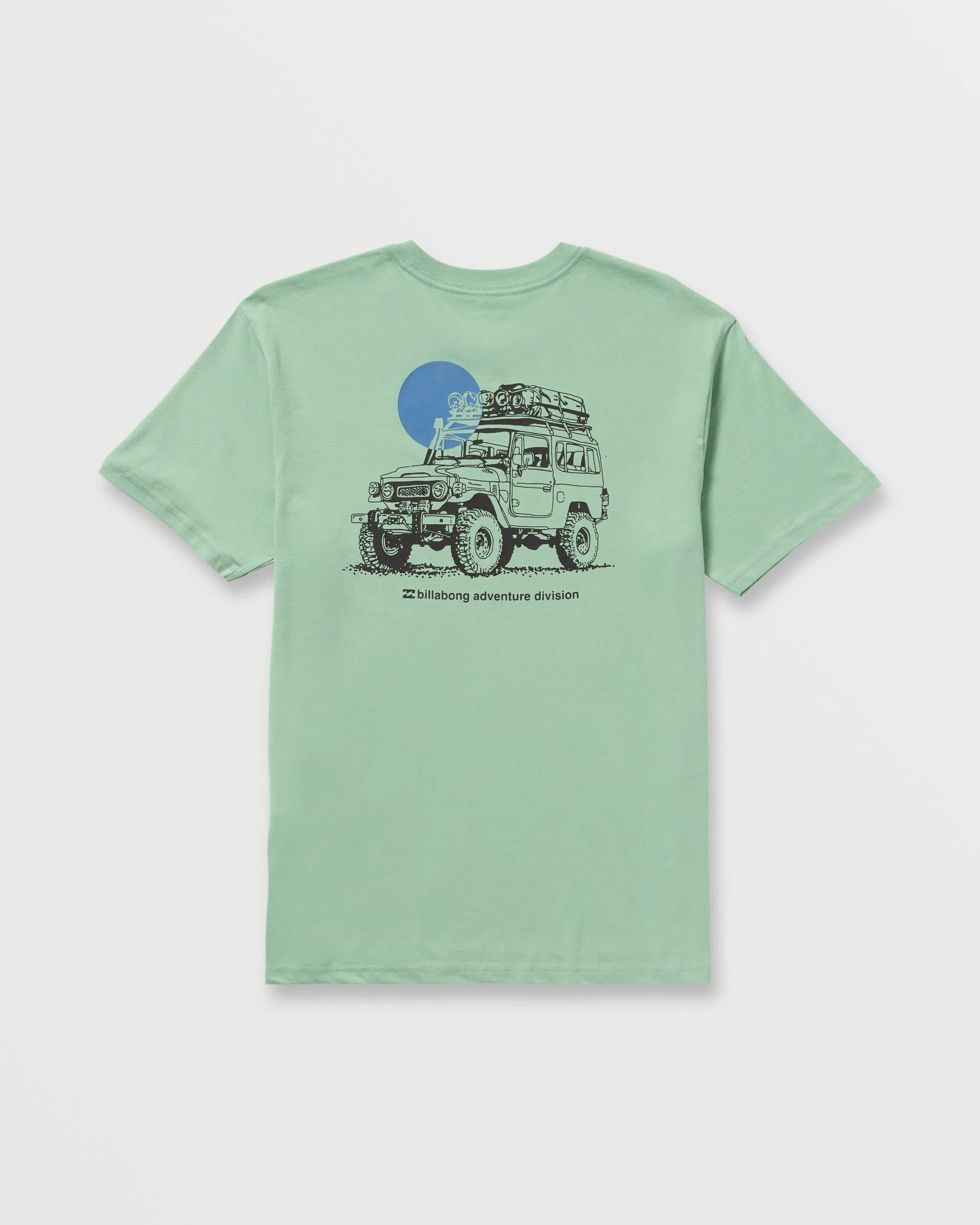 Making Tracks A/Div Tee - Mist Green Billabong
