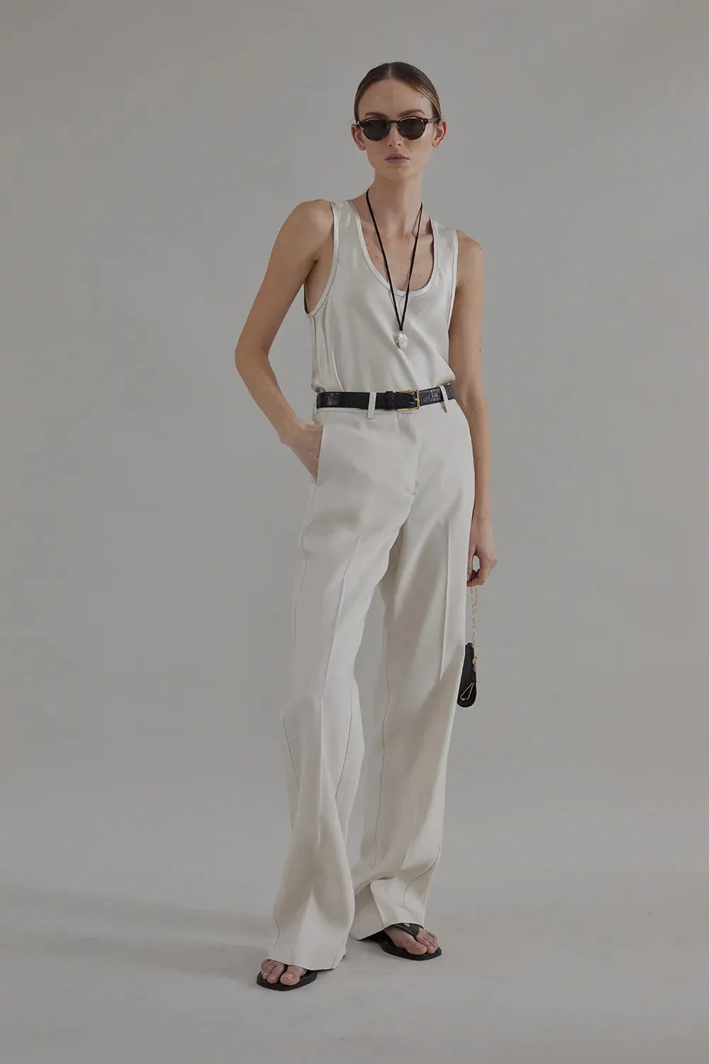 Margot Top in Oyster