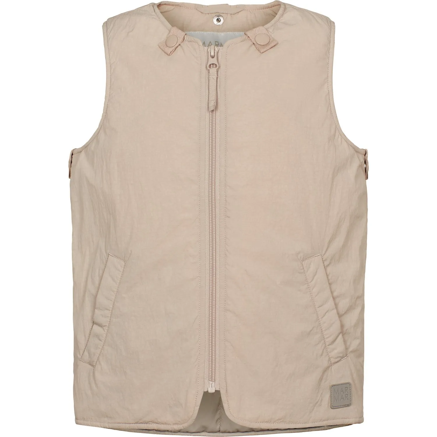 MarMar Rid Cream Taupe Orvella Vest Outerwear