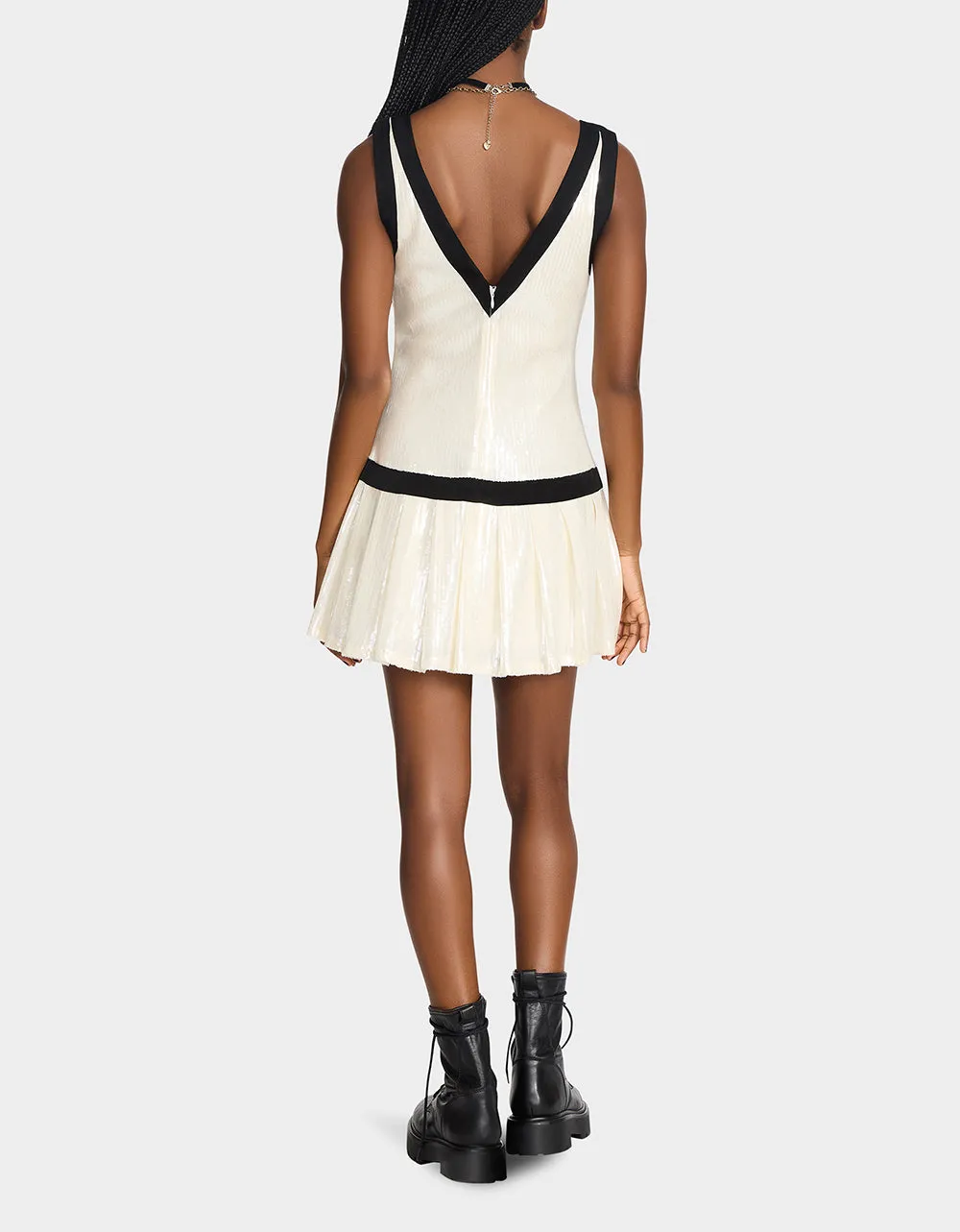 MATCH POINT DRESS WHITE Betsey Johnson
