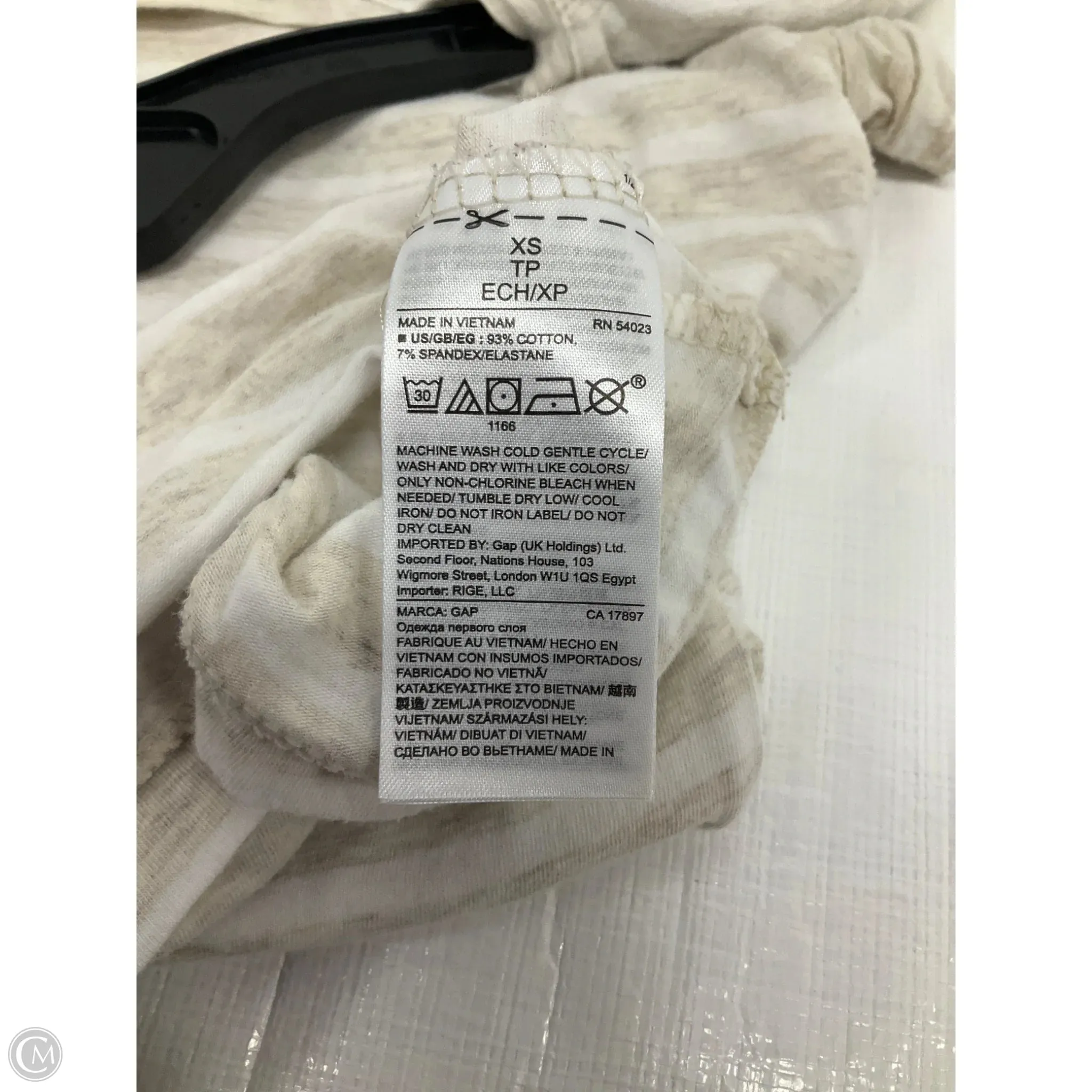 Maternity Top Short Sleeve By Gap, Size: Xs