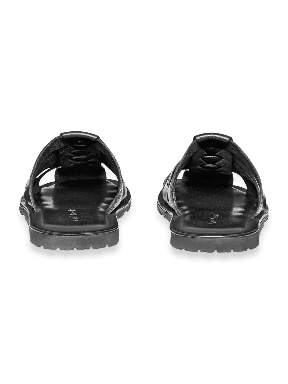 Matteo Backless Fisherman Sandal - Black