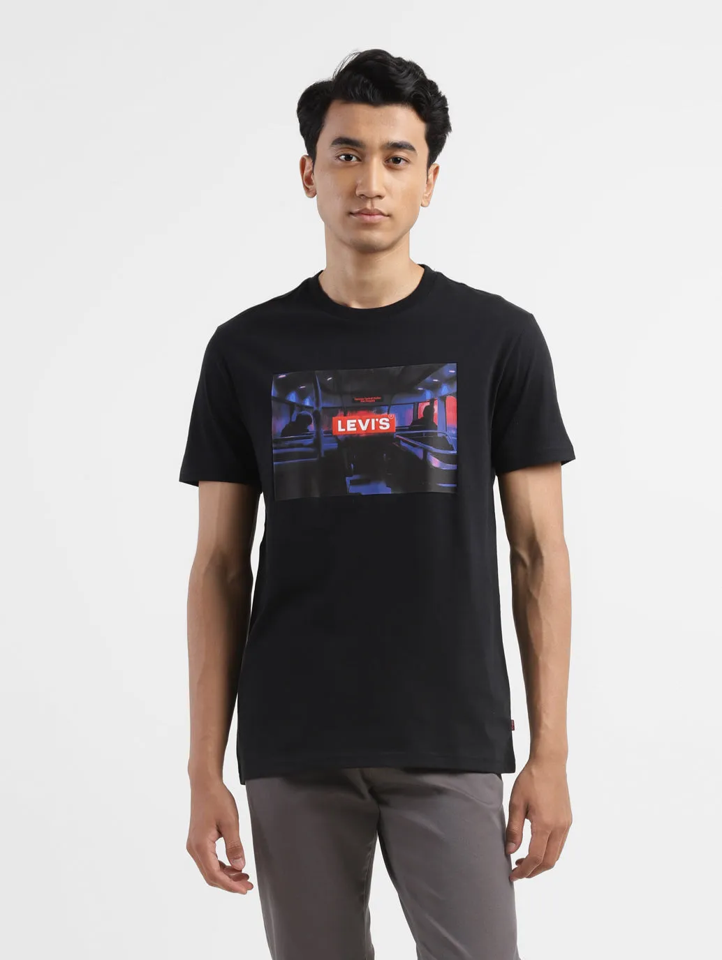Men's Graphic Print Round Neck T-shirt LEVI'S
