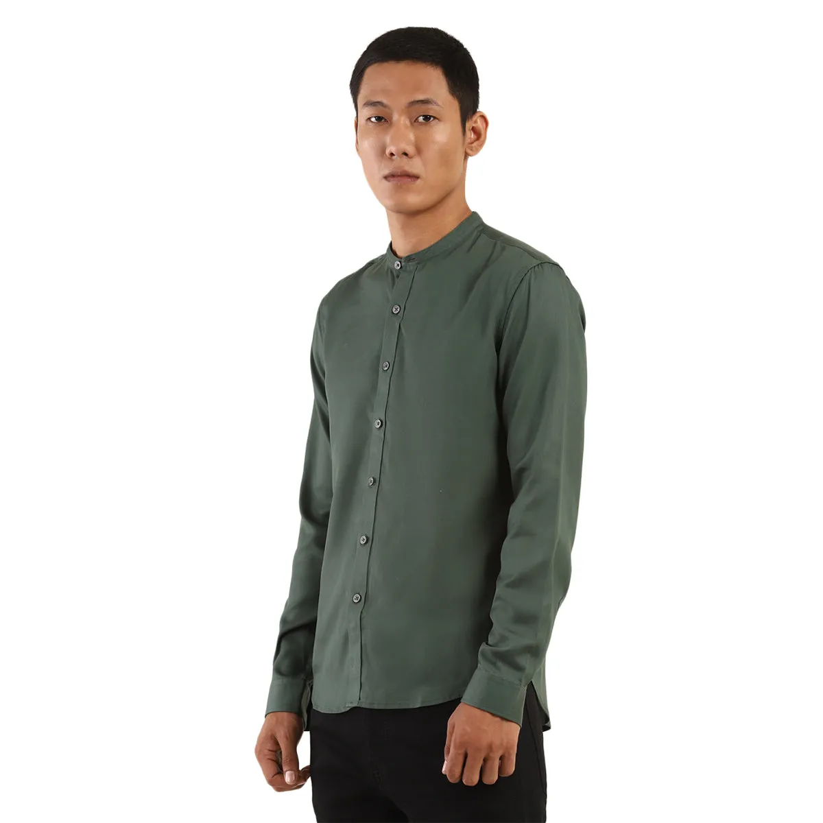 Men's Green Solid Shirt LEVI'S