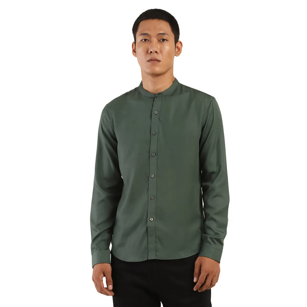 Men's Green Solid Shirt LEVI'S