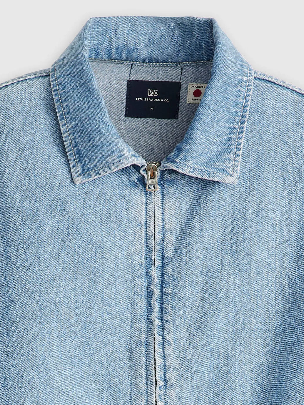 Men's Solid Light Blue Denim Jacket LEVI'S