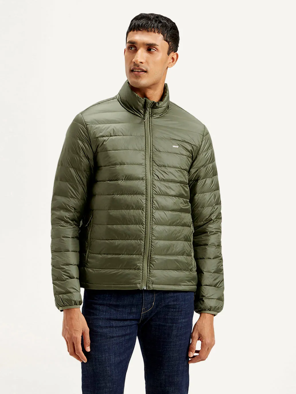 Men's Solid Olive Jacket LEVI'S
