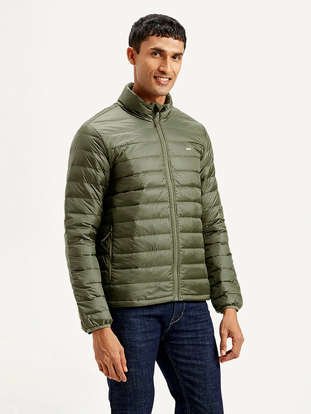 Men's Solid Olive Jacket LEVI'S