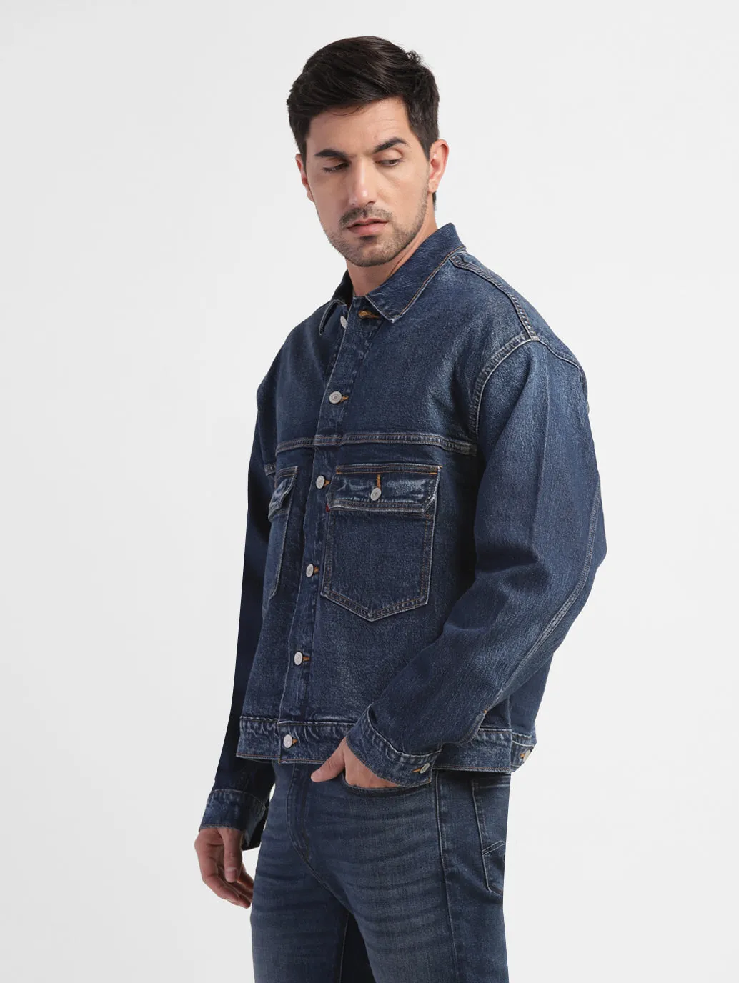 Men's Solid Spread Collar Jacket LEVI'S