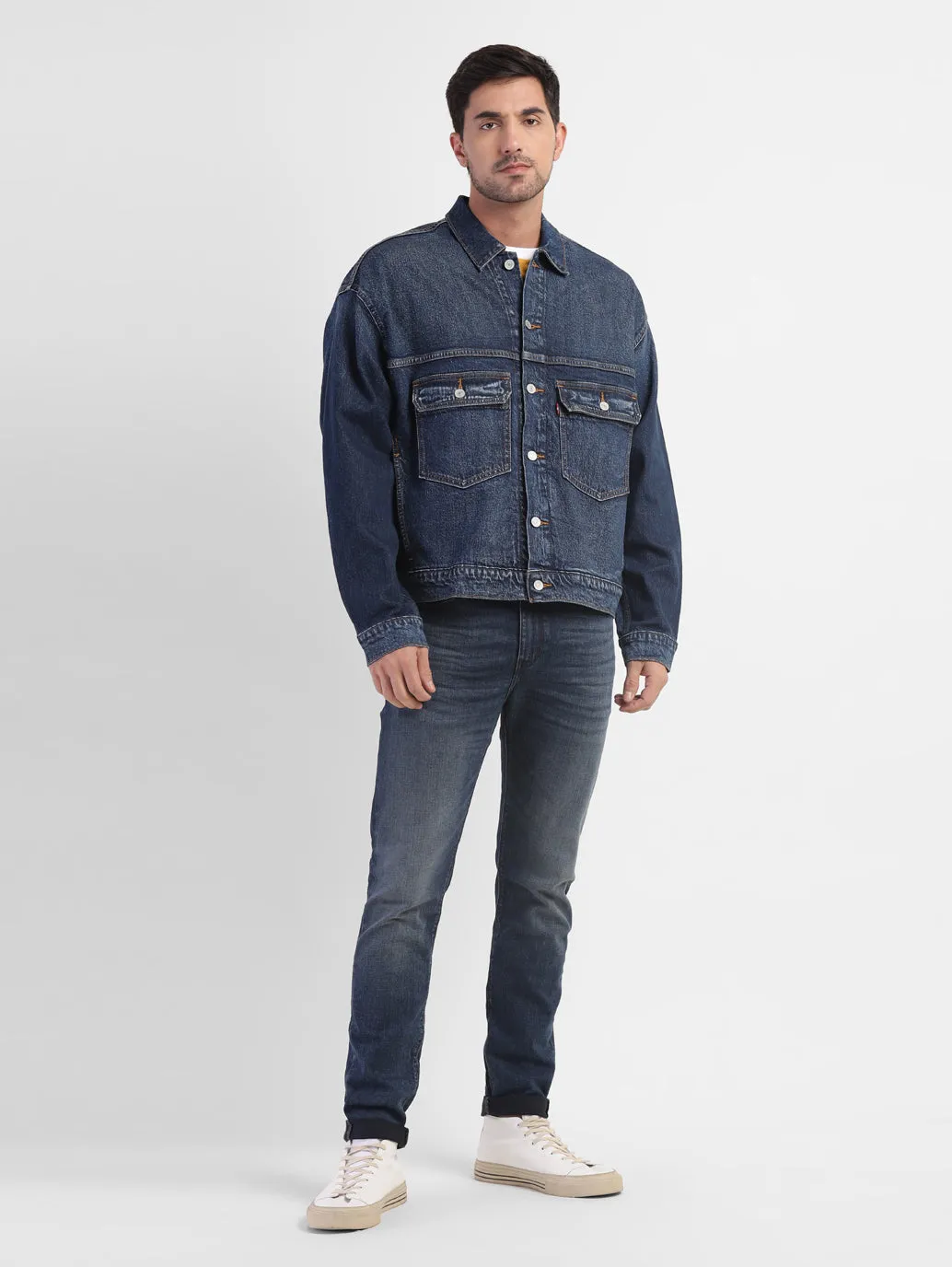 Men's Solid Spread Collar Jacket LEVI'S