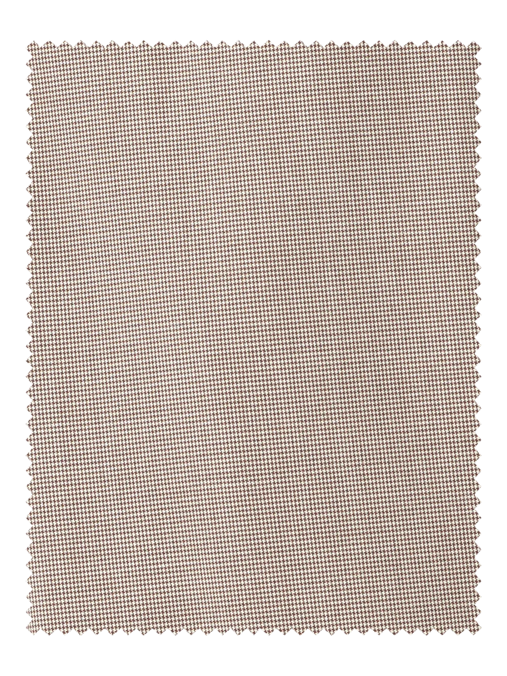 Microfiber Check Single Pleat Pants - Brown/white