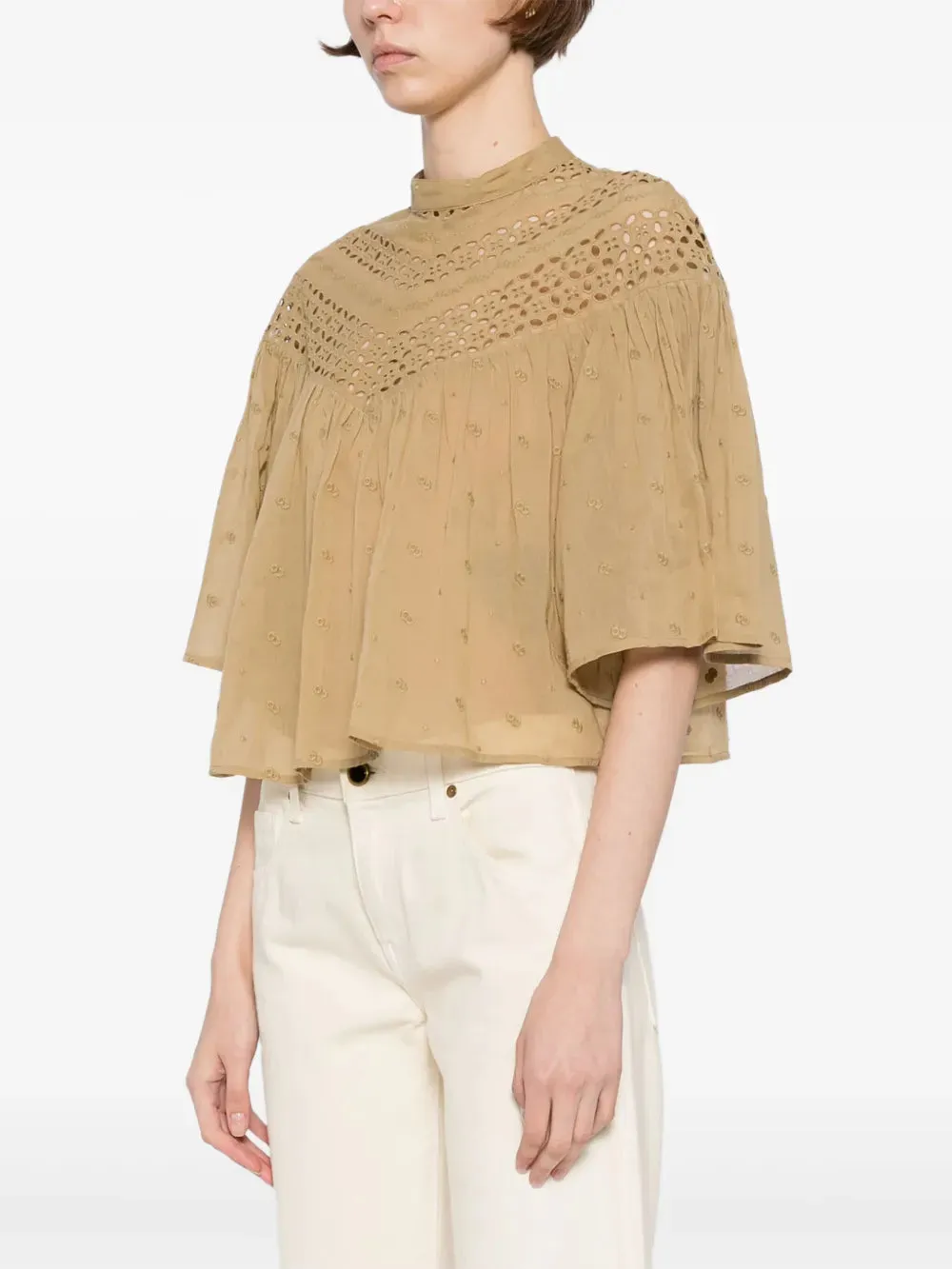 Mikki Blouse in Safari Khaki