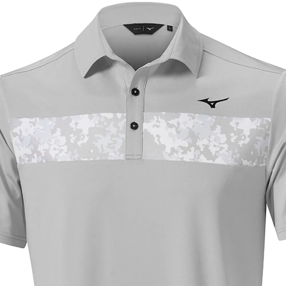 Mizuno Floral ST Polo Shirt - Grey