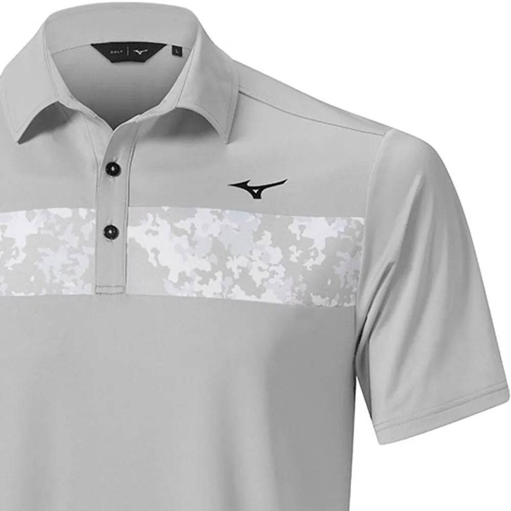 Mizuno Floral ST Polo Shirt - Grey
