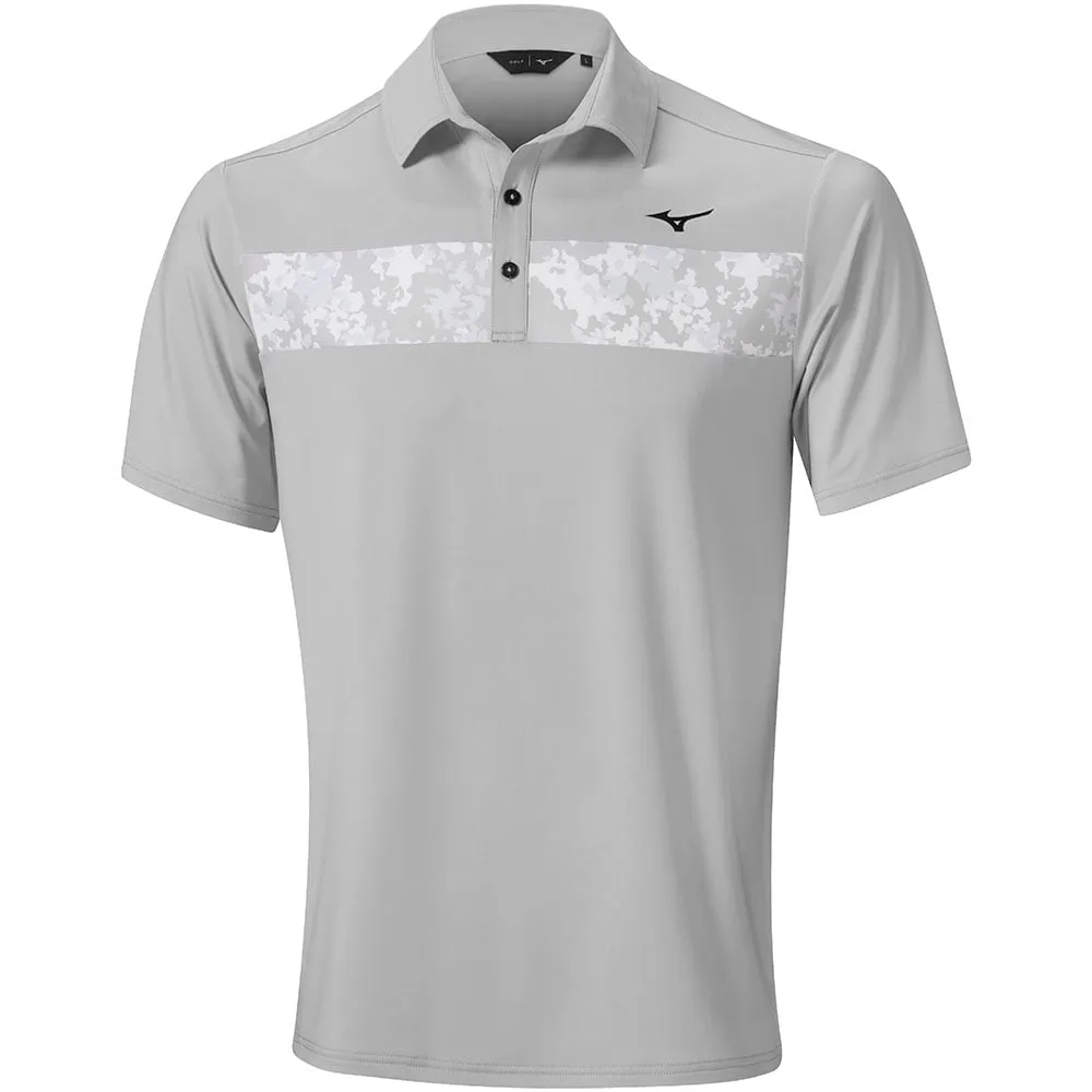 Mizuno Floral ST Polo Shirt - Grey