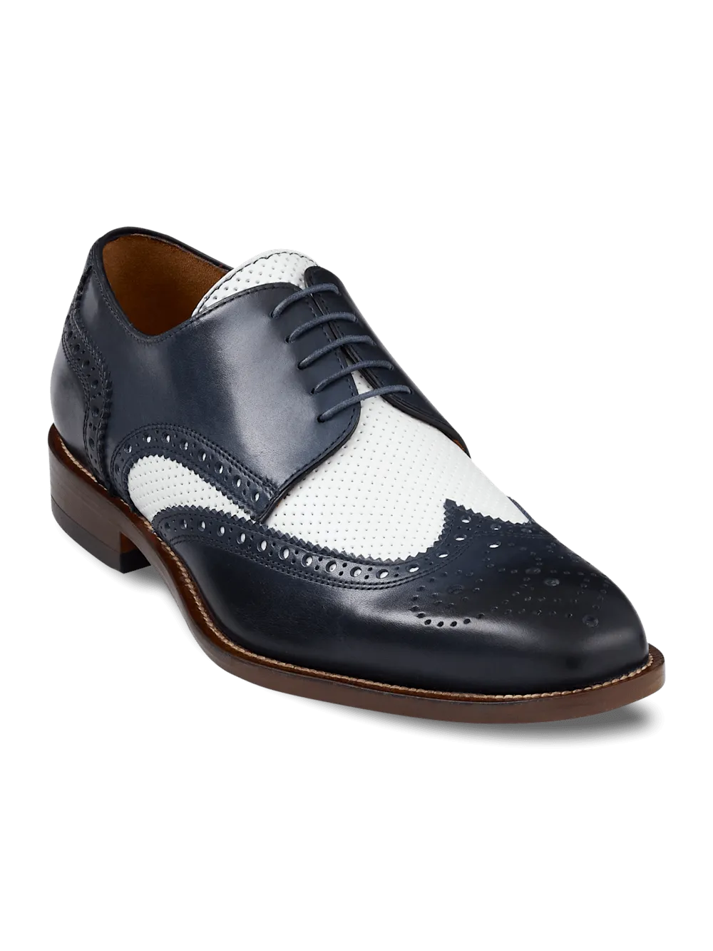 Morris Derby - Navy/white