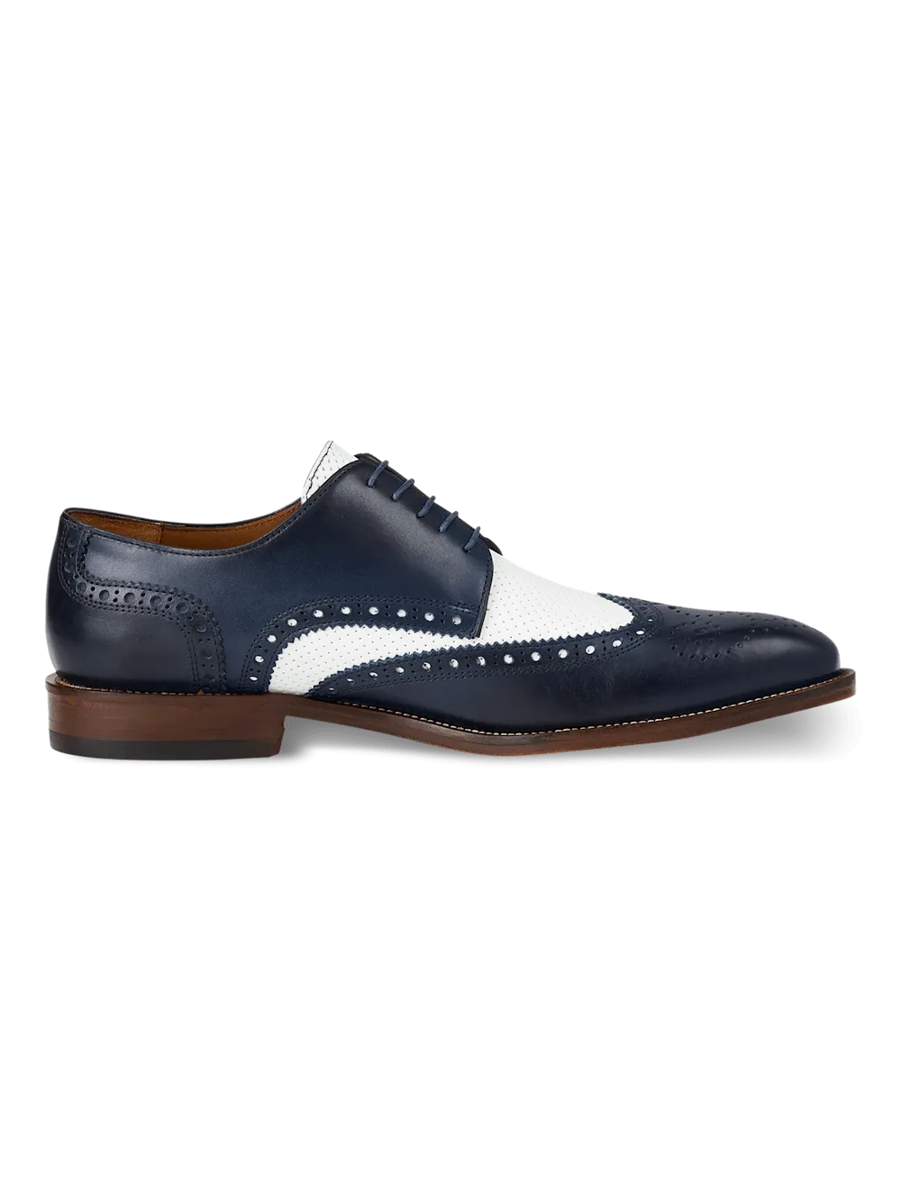 Morris Derby - Navy/white
