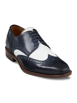 Morris Derby - Navy/white