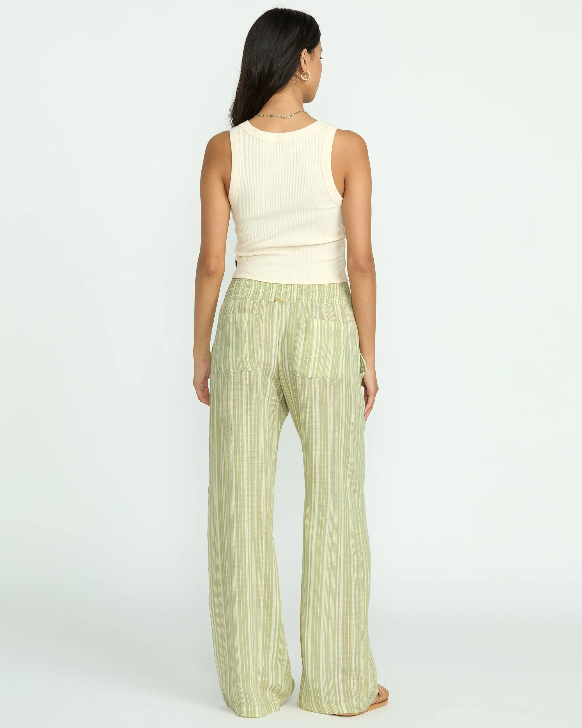 New Waves 2 Elastic Waist Pants - Avocado Billabong