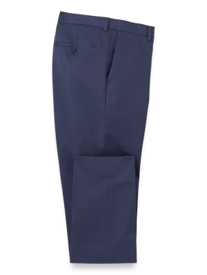Non-Iron Cotton Stretch Twill Pant - Bright Navy