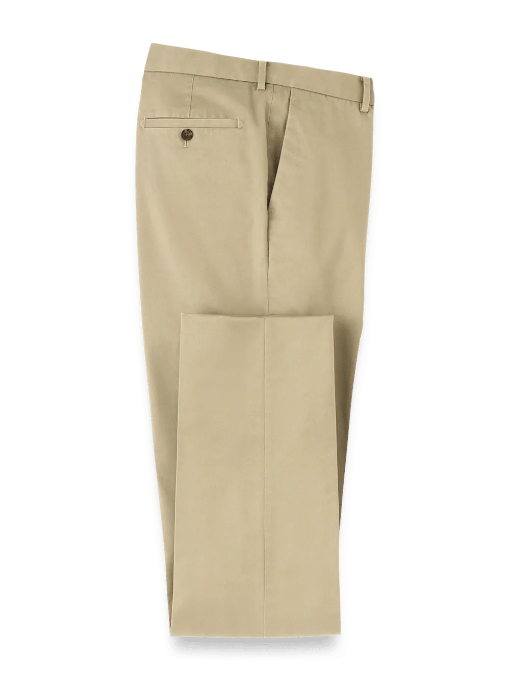 Non-Iron Cotton Stretch Twill Pant - Dark Khaki