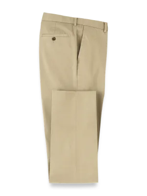 Non-Iron Cotton Stretch Twill Pant - Dark Khaki