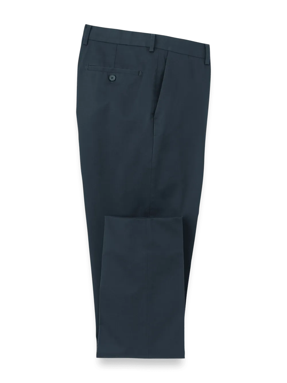 Non-Iron Cotton Stretch Twill Pant - Ink
